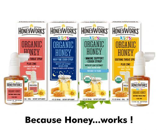 Organic Honey throat spray