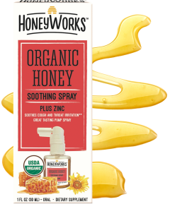 Organic Honey soothing spray honeyworks